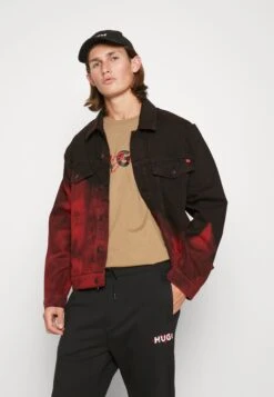 Hugo Denim Jacket - Bright Red -Clothing Category Store fad7eb00a10a4f14a92110ed841cd3eb