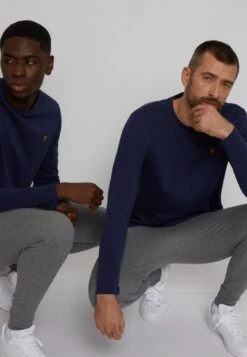 Lyle & Scott Long Sleeved Top - Navy -Clothing Category Store fb8ef4b891bf434e807cc1540e8289b1